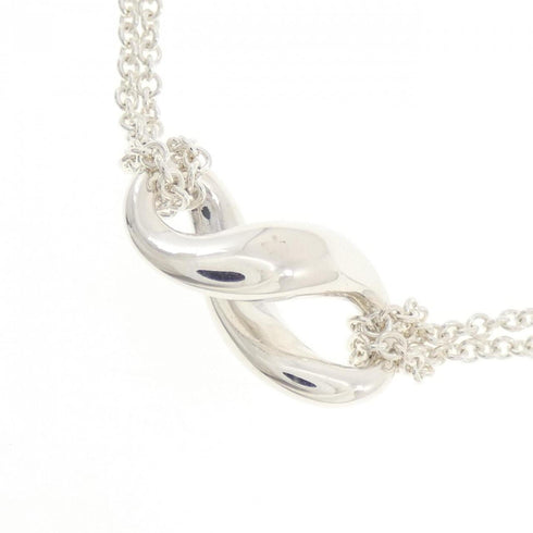 Figure Eight Pendant Necklace Sterling Silver