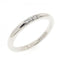 Band Ring Platinum with Diamond