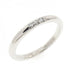 Band Ring Platinum with Diamond