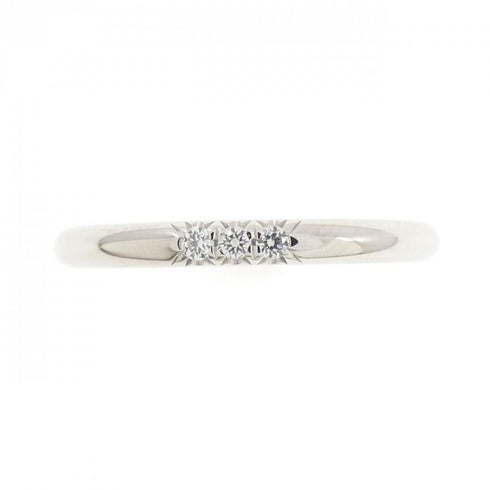 Band Ring Platinum with Diamond