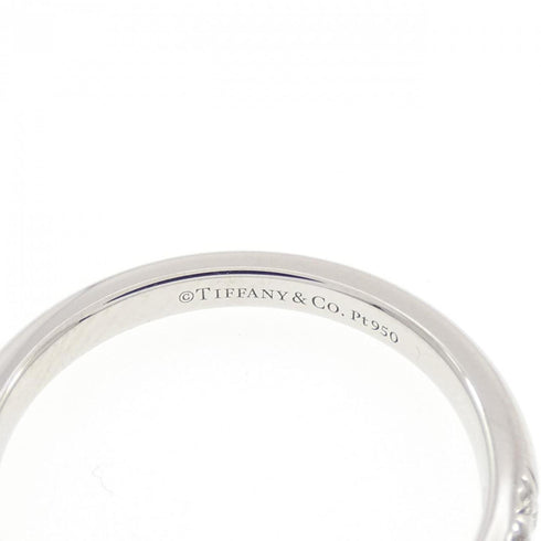 Band Ring Platinum with Diamond