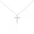 Cross Pendant Necklace Platinum with Diamond