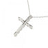Cross Pendant Necklace Platinum with Diamond