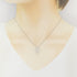 Cross Pendant Necklace Platinum with Diamond