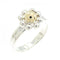 Joliebees Ring Sterling Silver and 18K Yellow Gold