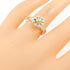 Joliebees Ring Sterling Silver and 18K Yellow Gold
