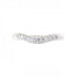 Curved Ring Platinum With Diamond