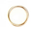 Vendome Louis Cartier Band Ring 18K Tricolor Gold