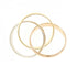 Vendome Louis Cartier Band Ring 18K Tricolor Gold