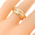 Vendome Louis Cartier Band Ring 18K Tricolor Gold