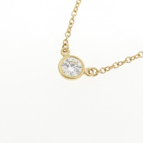 Elsa Peretti Diamonds By The Yard Pendant Necklace 18K Yellow Gold and Diamond