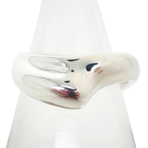 Full Heart Wave Ring Sterling Silver