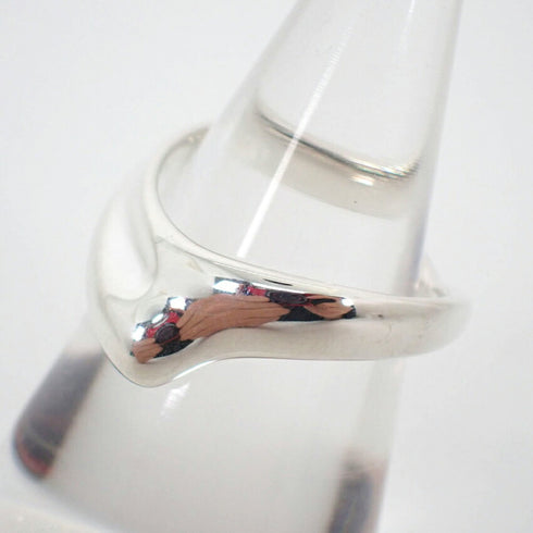 Full Heart Wave Ring Sterling Silver