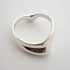 Full Heart Wave Ring Sterling Silver