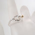 Band Ring Sterling Silver and 18K Yellow Gold