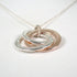 Pendant Necklace Metal and Sterling Silver