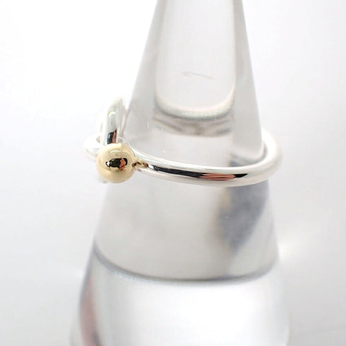 Ring Sterling Silver and 18K Yellow Gold