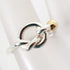 Ring Sterling Silver and 18K Yellow Gold