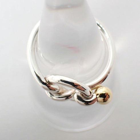 Ring Sterling Silver and 18K Yellow Gold