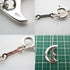 Crescent Moon Pendant Necklace Sterling Silver