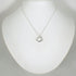 Pendant Necklace Sterling Silver with Diamond
