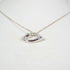 Pendant Necklace Sterling Silver with Diamond