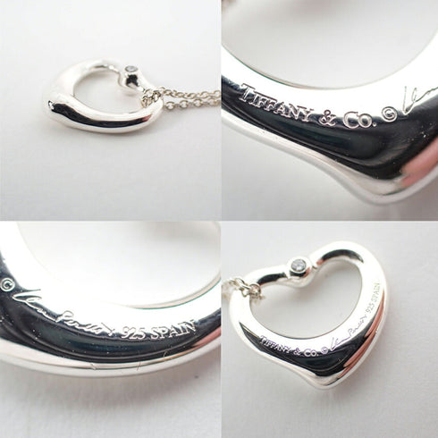 Pendant Necklace Sterling Silver with Diamond