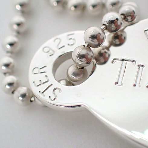 Return To Tiffany Oval Pendant Necklace Sterling Silver