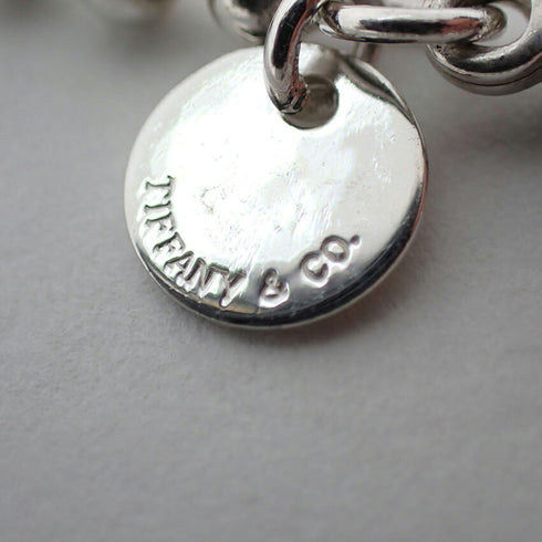 Return To Tiffany Oval Pendant Necklace Sterling Silver