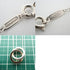 Interlocking Circle Pendant Necklace 18K Rose Gold and Sterling Silver