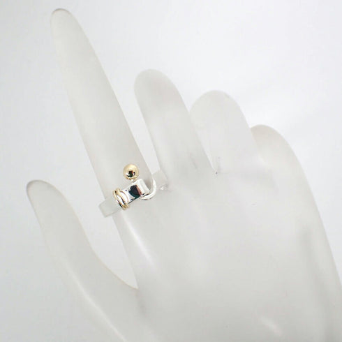 Ring Sterling Silver and 18K Yellow Gold