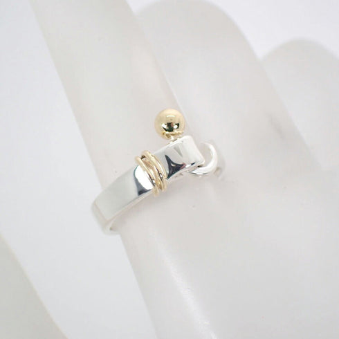 Ring Sterling Silver and 18K Yellow Gold