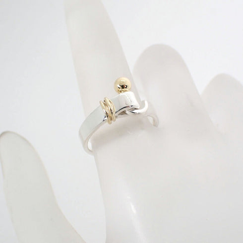 Ring Sterling Silver and 18K Yellow Gold