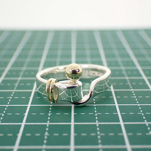 Ring Sterling Silver and 18K Yellow Gold
