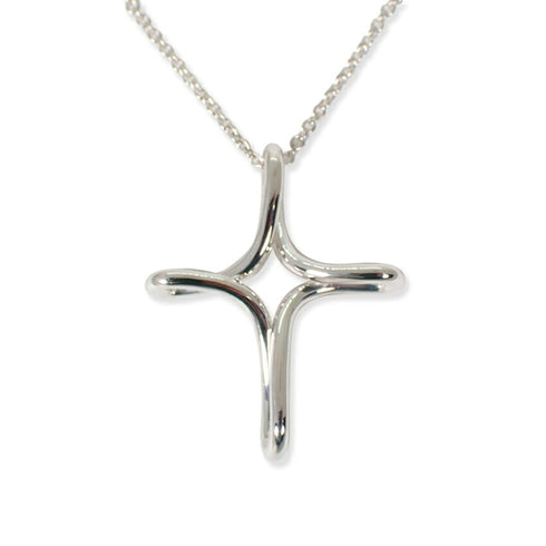 Cross Pendant Necklace Sterling Silver