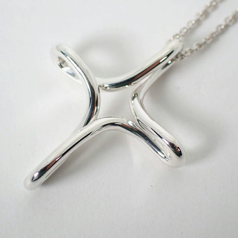 Cross Pendant Necklace Sterling Silver