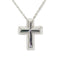 Tenderness Cross Pendant Necklace Sterling Silver
