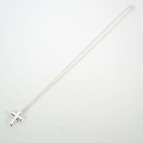 Tenderness Cross Pendant Necklace Sterling Silver