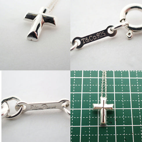 Tenderness Cross Pendant Necklace Sterling Silver