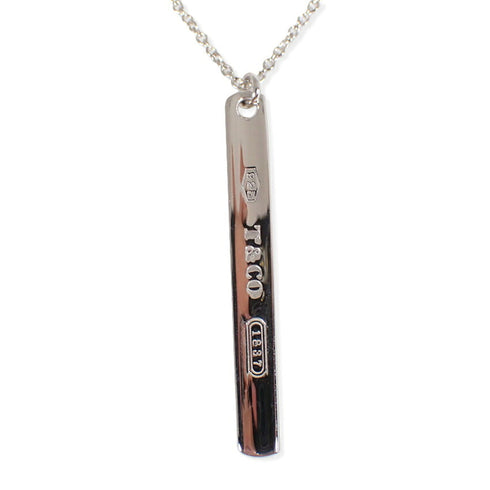 1837 Bar Pendant Necklace Sterling Silver