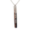 1837 Bar Pendant Necklace Sterling Silver