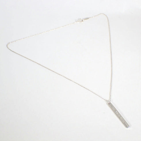 1837 Bar Pendant Necklace Sterling Silver