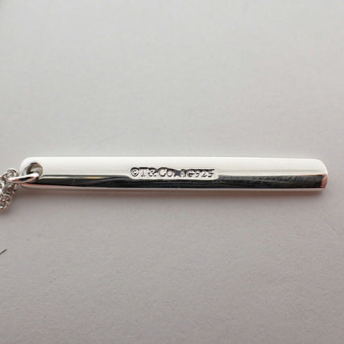 1837 Bar Pendant Necklace Sterling Silver