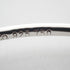 Love Knot Bangle Sterling Silver and 18K Yellow Gold Bracelet