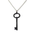 Key Pendant Necklace Sterling Silver