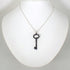 Key Pendant Necklace Sterling Silver