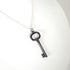 Key Pendant Necklace Sterling Silver