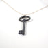 Key Pendant Necklace Sterling Silver