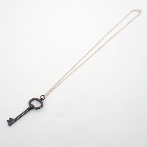 Key Pendant Necklace Sterling Silver