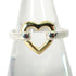 Band Ring Sterling Silver and 18K Yellow Gold